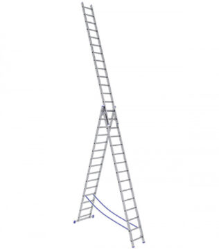 STAIRS Универсальная трехсекционная лестница 3х14 ступ. (арт. AL314)